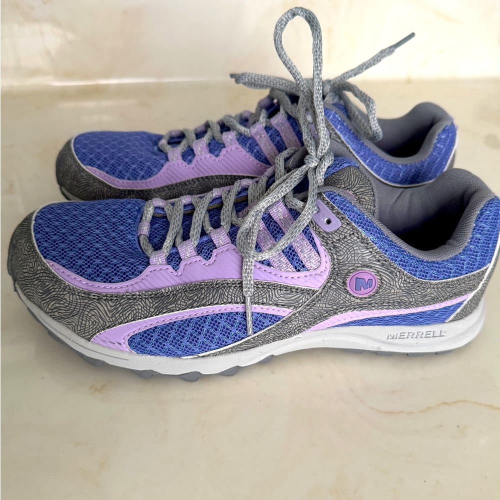 Merrill Womens’s Medusa Ice Periwinkle hiking shoes